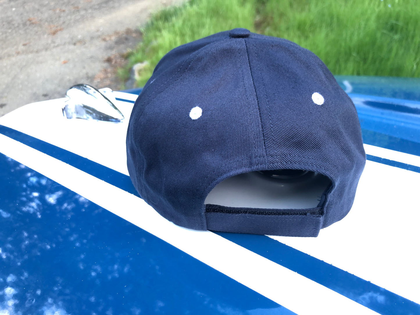 XK19 embroidered patch on a Richardson R78 100% cotton twill hat